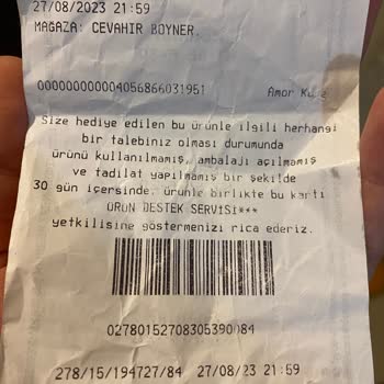 Cevahir Boyner Değişim Mağduriyeti