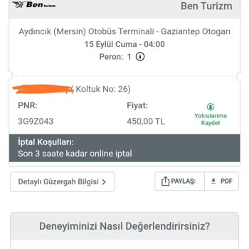 Ben Turizm Yolcuyu Almadan Gidiyor!