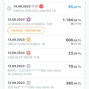 Kuveyt Türk Bankasının 1 Günlük Kredi Kartına 400 Tl Alması
