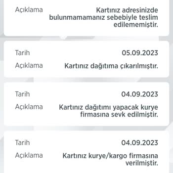 Kuryenet Firmasının Banka Kartını Teslim Etmemesi