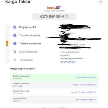 hepsiJET Teslim Edilmeyen Kargo