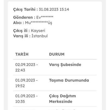 Evdemo Lojistik Kargomun Varış Şubesinde Takılı Kalması