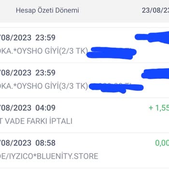Bluenity İadem Gerçekleşmedi, Mağdur Edildim.