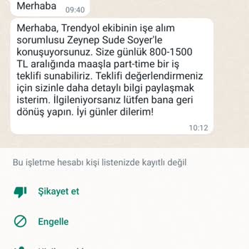WhatsApp 'tan +1'li Numaradan Mesaj