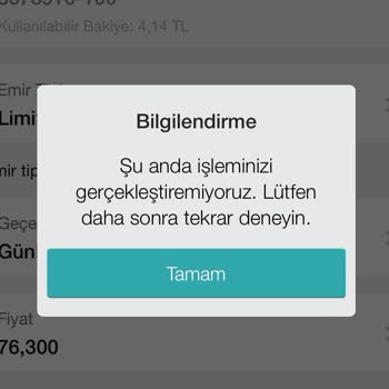 Garanti BBVA Mobil Şube Yatırım Sorunu