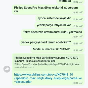 Philips Yedek Parça Sorunu ve Servis WhatsApp Hattı