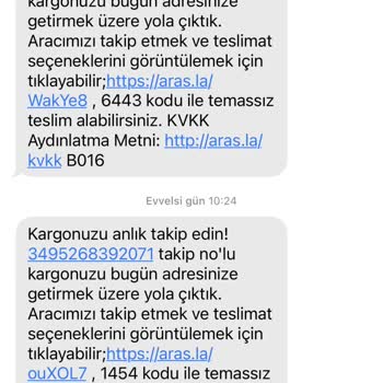 Aras Kargo Teslim Edilmeyen Kargo