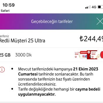 Vodafone Paket Fiyatlarının Tutarsızlığı