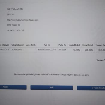 Avrupa Otoyol İşletmesi Avrupa Otoyolu İşletmesi Hakkında Şikayet