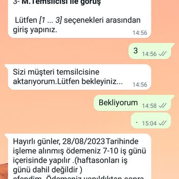 Sefamerve Para İade Etmiyor