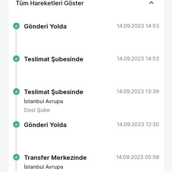 Trendyol Express Kargo Problemi, Sorumsuzluk, Yanlış Bilgi
