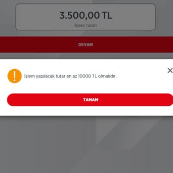 Ziraat Borsa Hesabına Para Aktarma Limitinin En Az 10Bin Tl Olması
