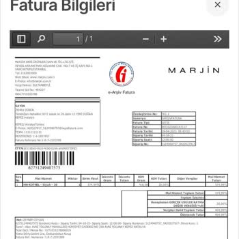 Marjin Ayakkabı Kusurlu Ürün Hatalı