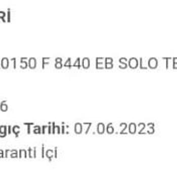 Arçelik Servis Değişim Yapmadı