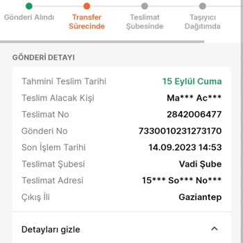 Trendyol Kargo Problemi, Sorumsuzluk, Yanlış Bilgi