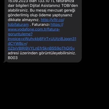 Vodafone Hat Başkası Adına