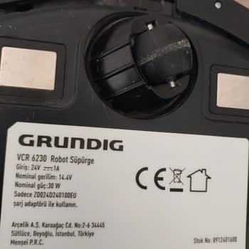 Grundig Vcr 6230 Robot Süpürge