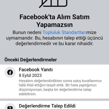 Facebook Marketplace Alım Satımı Kapattı!