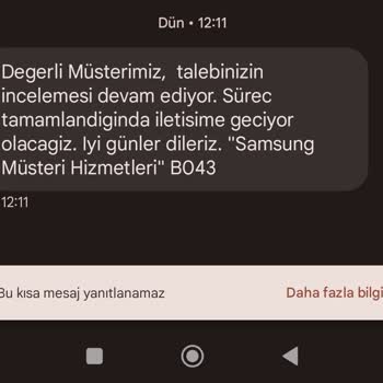 Samsung Değişimi Onaylanmış Buzdolabımızı 15 Gündür Değiştirmiyor.
