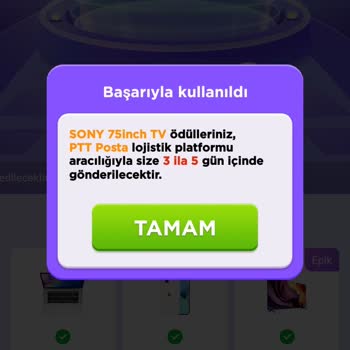 Step Master Çekiliş İle Ürün Gönderimi