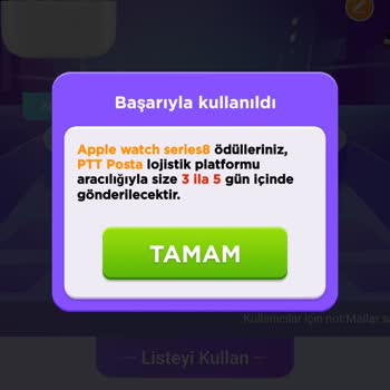 Step Master Çekiliş İle Ürün Gönderimi