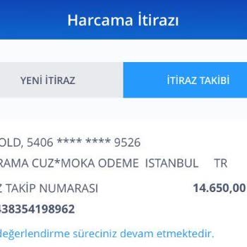 İş Bankası Tarafıma Ulaşmayan Ürün Mağduriyeti Harcama İtirazı Lütfen Yardım Edin