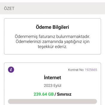 Millenicom Fatura Ödeme Durumu