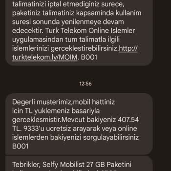 Türk Telekom Mobil İnternet Mağduriyeti