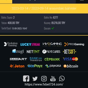 Fxbet724.com'dan Para Çekmek İmkansız