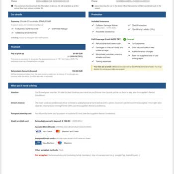 724 Rent A Car Firması İlgisiz Ve Alakasız