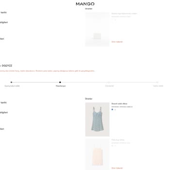 Mango Markasının Hatalı Ve İlgisiz İşlemleri