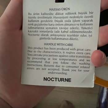 Nocturne İade Almama Sorunu!