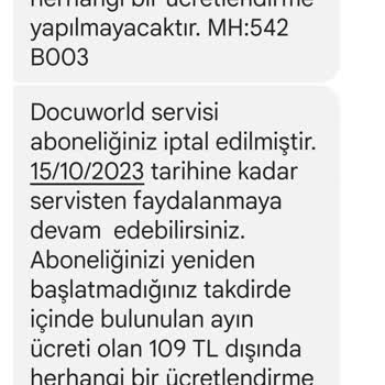 Vodafone Docuworld Aboneliği Mağdur Etti