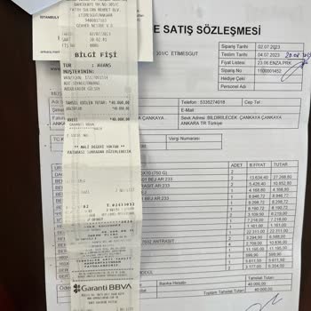 Enza Home Teslim Edilmeyen Mobilyalar
