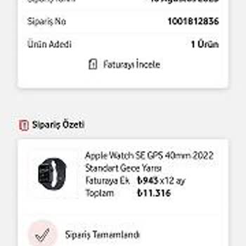 Vodafone Eksiksiz Olan Ürün İadesini Kabul Etmeyip Fatura Ödettiriyorlar