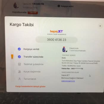 Satıcısı Hepsiburada Olan Ürün Siparişimde Yaşamış Olduğum Mağduriyet