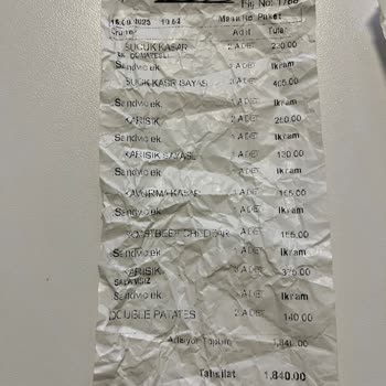 Yemek Siparişi Kardeşler Büfe Artı Paket Ücreti