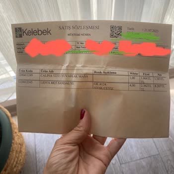 Kelebek Mobilya Faturalı Ürünü Teslim Etmiyor