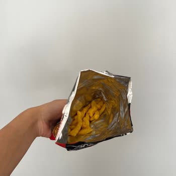 Çerezza Cips Paketinin İçi Neredeyse Bomboş