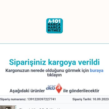 A101 Online Alışveriş Hatası!