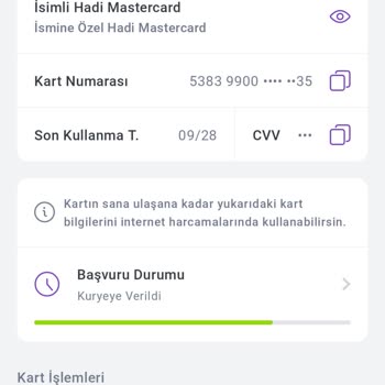 Hadi TOM Pay İsme Özel Hadi Mastercard Sorunu