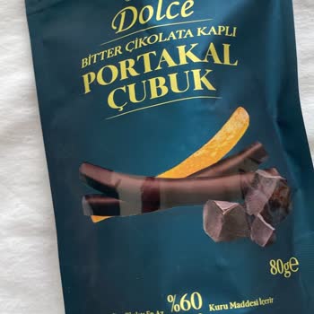 BİM Buono Marka Dolce Bitter Çikolata Kaplı Portakal Çubuk Bozuk Olması