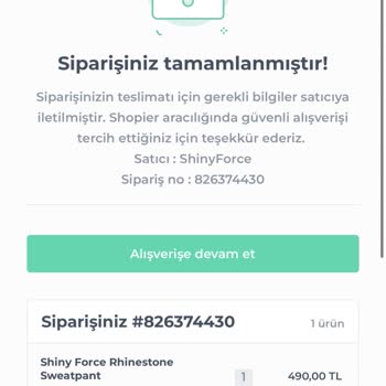 Shiny Force Siparişleri Kargoya Vermiyor