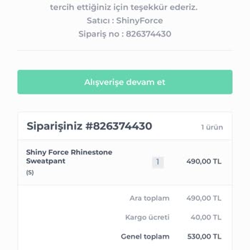 Shiny Force Siparişleri Kargoya Vermiyor