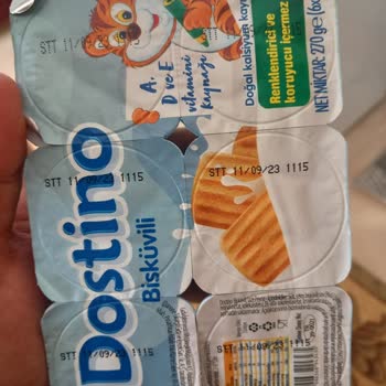 BİM Dostino Markalı Bisküvili Yoğurt 6 Adet 270 Gr Yanıltılarak Yapılan Satış
