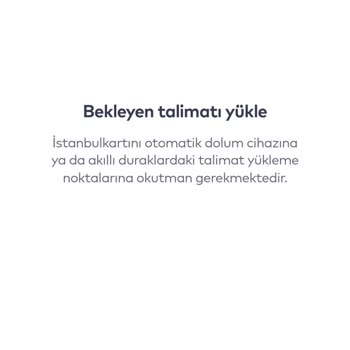 İstanbulkart AKBİL Dolumu