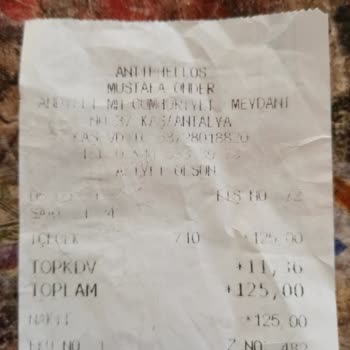 Kaş Belediyesi Fahiş Fiyatlar. Deklare Edilmeyen Fiyatlar