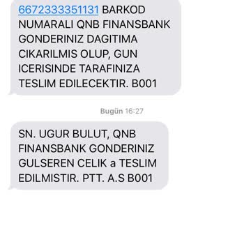 PTT Kargo Kredi Kartı Teslimatı Sorunu
