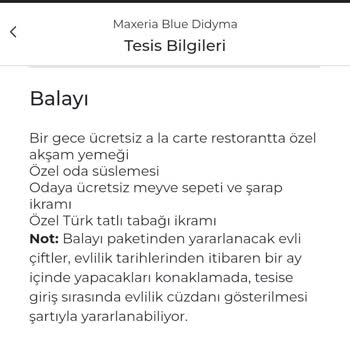 Maxeria Blue Dydima Etstur Aracılığıyla Aldığım Balayı Paketi Hizmetleri Yetersiz