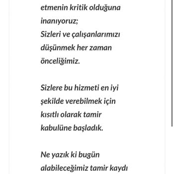 Zippo Tamir Randevusu Alamamak